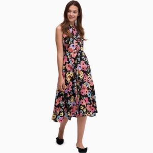 Kate Spade Wildflower Bouquet Midi Dress - size 4